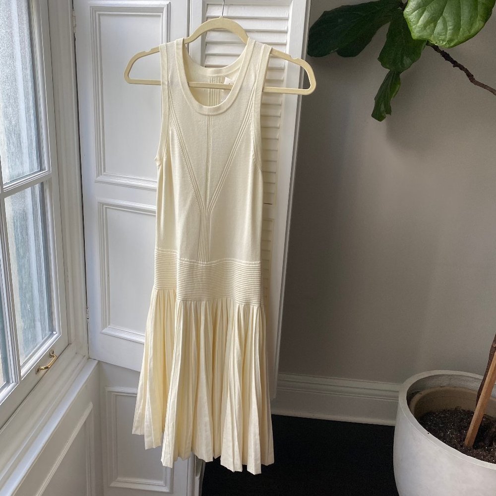Milly Cream Midi Dress